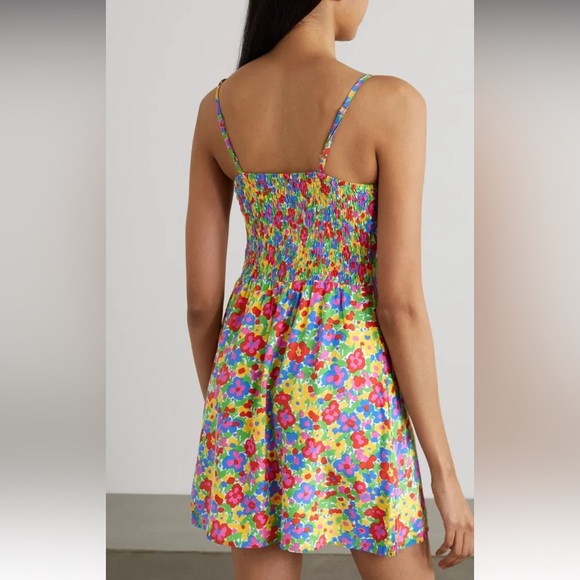 NWT faithfull the brand La Ceiba Mini Dress in La Fortuna Floral XS - Picture 3 of 12